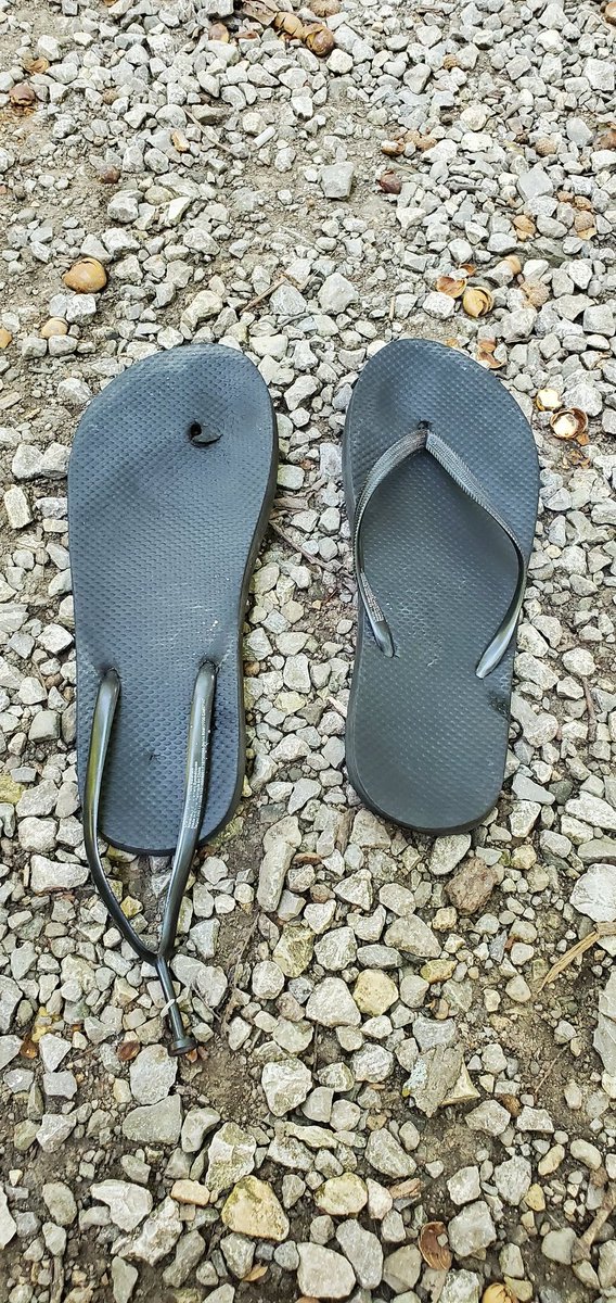 Aw, man...I blew out my flip flop! <a href="/jimmybuffett/">Jimmy Buffett</a> what do I do now?