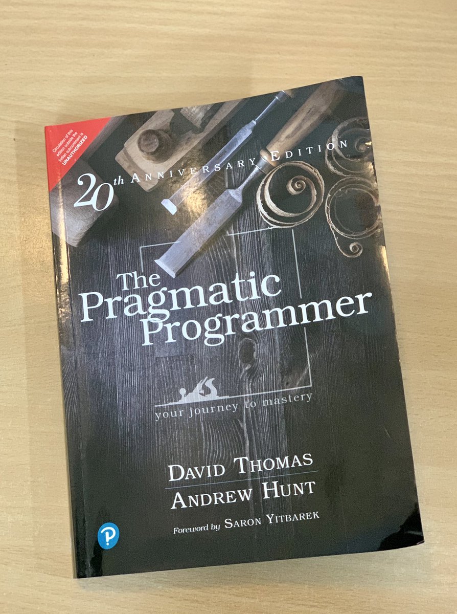 3u4icsj's tweet image. Moving to paperback started in Audible.
#keeplearning #pragmaticprogrammer