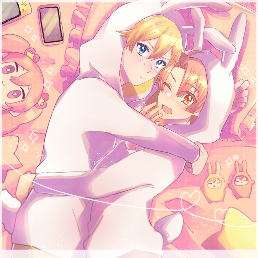 「なぎみつ🐰💤 」|六りく🦘のイラスト