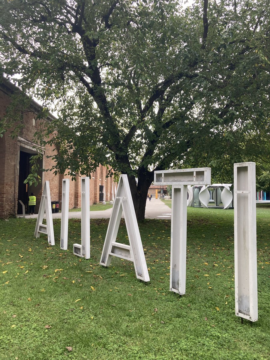 JakeTilsonTwit's tweet photo. ITALIA, at #venicebiennale2021
#MetalLettering #FontSunday @practiceveryday @DesignMuseum https://t.co/EffY6o7dTn