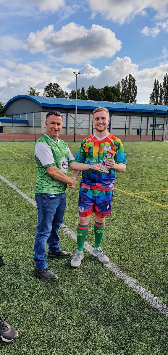 Today's <a href="/Awards_FC_/">Awards FC</a> MOM as presented by <a href="/CFWpod/">Charity Football Weekly</a>'s Mike Sullivan was defender Ryan Frobisher.

Well done Bish!

#charityfootball