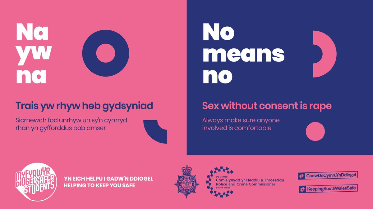 MikeUniSIO's tweet image. Please remember! 
I can not express this enough! 
Getting consent for sex is everything.
Make sure your partner has the capacity to say yes. Someone cannot give consent if they are:
- Drunk
- Drugged
- Asleep
- Unconcious
consentiseverything.com
@swpolice @commissionersw