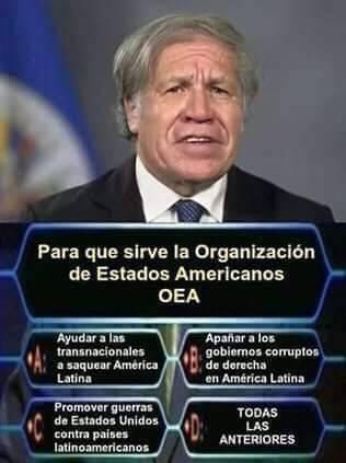 Intentaré que este sea mi útlimo tweet contra la OEA ... no prometo nada 
#Radio26 #OEANoMeRepresenta #LacayoPou #lacallelacayo