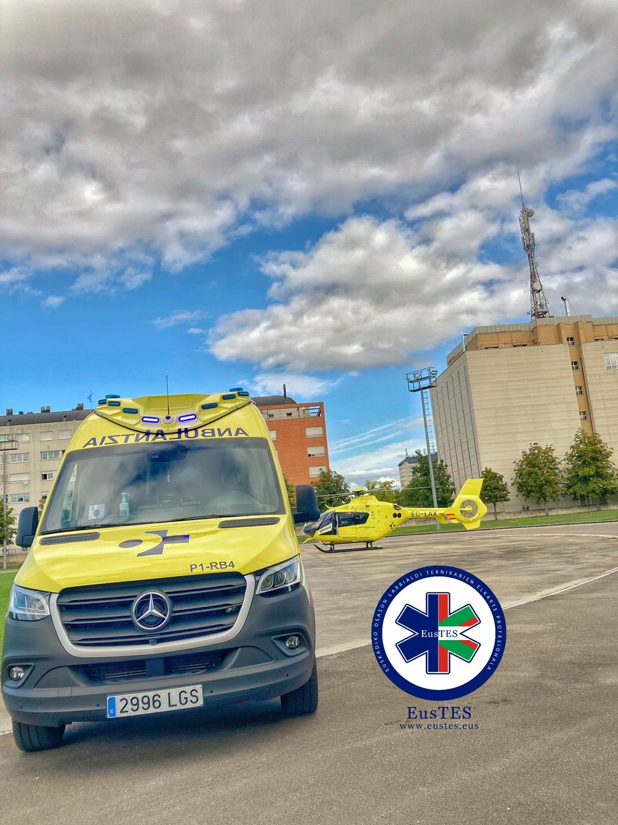 eus_tes's tweet photo. Aviso en #Gasteiz. Se realiza traslado del @OSIArabaESI Txagorritxu en SVB @GrupPau hasta zona aterrizaje SVAm #Tango0 @osakidetzaEJGV #Emergentziak para traslado secundario al hospital de Cruces @GurutzetakoOsp
#TESVisible
#TrabajoEnEquipo https://t.co/ERXJBxPnFr