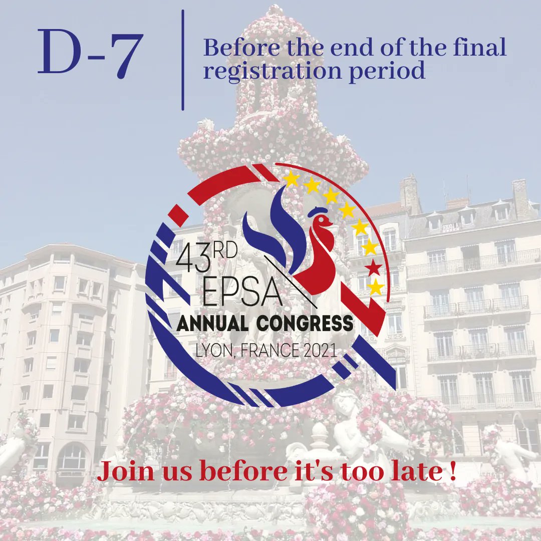 epsaac2021's tweet photo. ⌛️ There is only a week left to register ! 

✅ Don't forget to join us before the 26th of September, this week is your last chance !

#Registrations #Pharmaceutical #Revolution #student #GetReady #FrenchTouch #LastWeek https://t.co/3nUK18tPKC