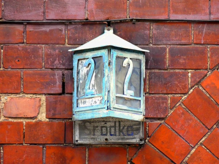 typechap's tweet photo. Old rusty house numbers in Poznań @DesignMuseum @practiceveryday #metallettering #fontsunday https://t.co/Byb1Nsi6gS
