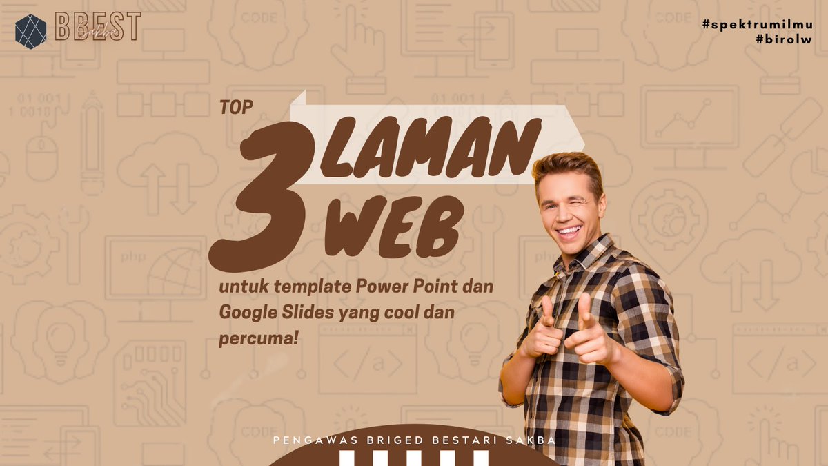 bbestsakba's tweet photo. Sekarang, banyak tugasan yang melibatkan slide. Tetapi anda mesti bosan kan lihat design slide yang tidak menarik? Jadi ayuh kita lawati beberapa laman web yang kami cadangkan hari ini! #spektrumilmu #birolw https://t.co/E7U3WuY6U8