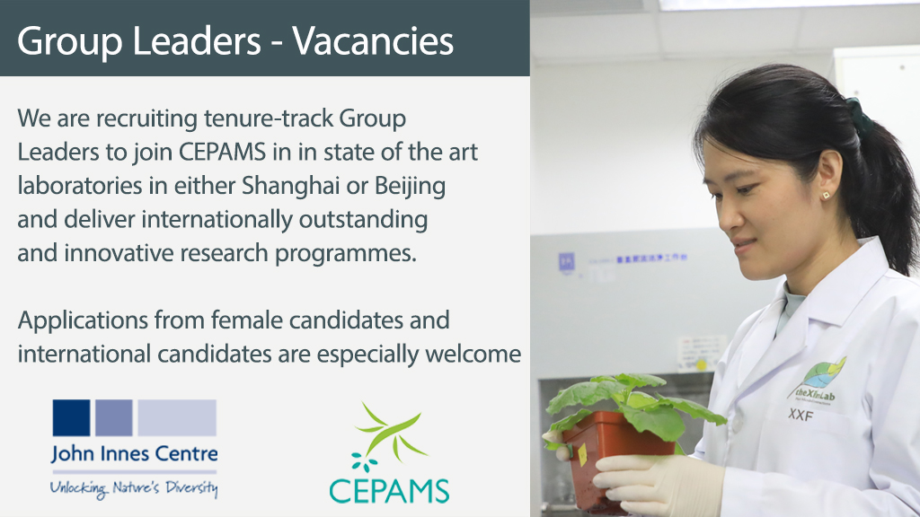 GROUP LEADERS - We are recruiting tenure-track Group Leaders to join CEPAMS and deliver internationally outstanding and innovative research programmes. 
 
Applications from female candidates and international candidates are especially welcome 🌍
 
okt.to/1TVF8n