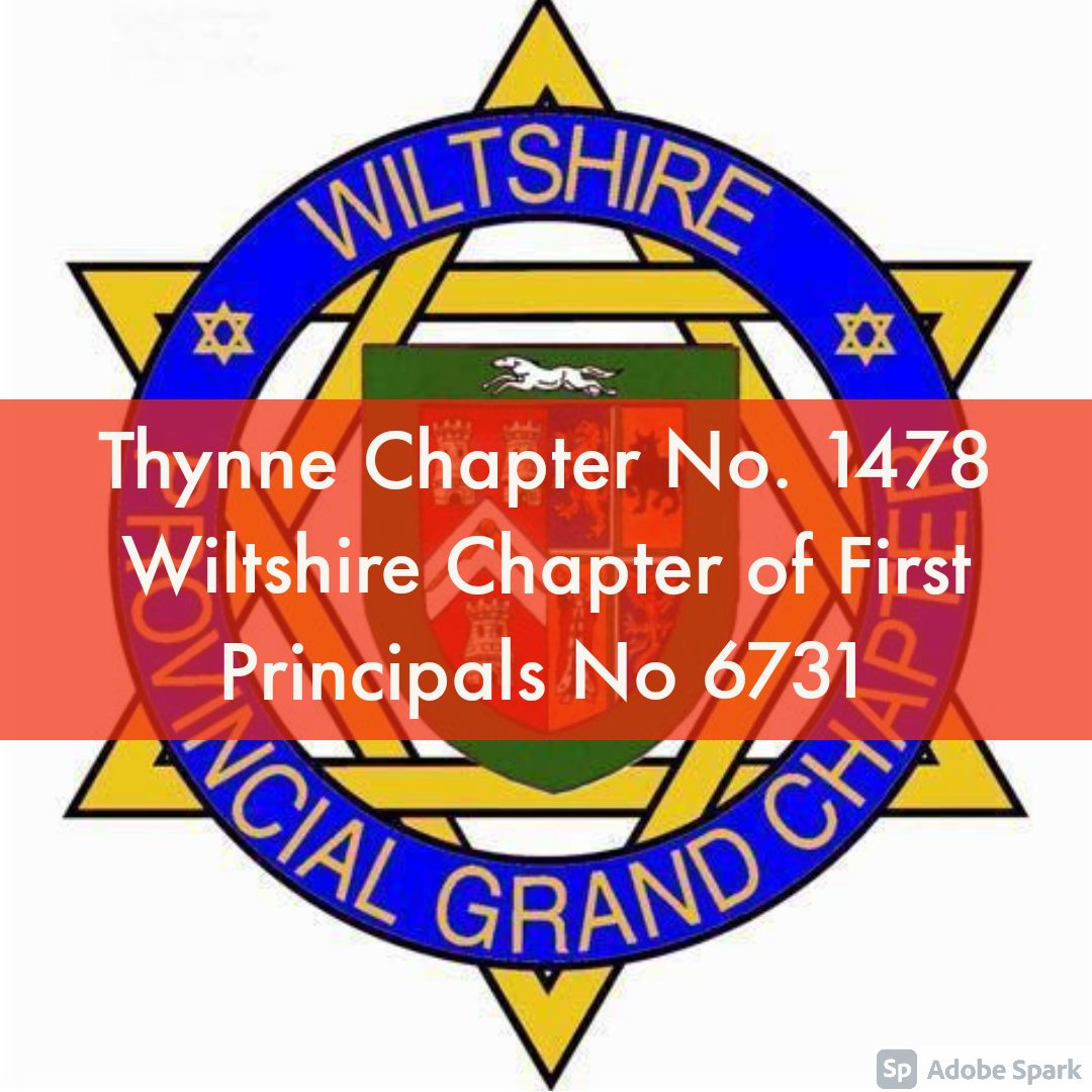 An exciting week @PGCWiltshire as we welcome the Most Excellent Third Grand Principal Gareth Jones, OBE to WCFP on Friday 24 September @GrandChapter