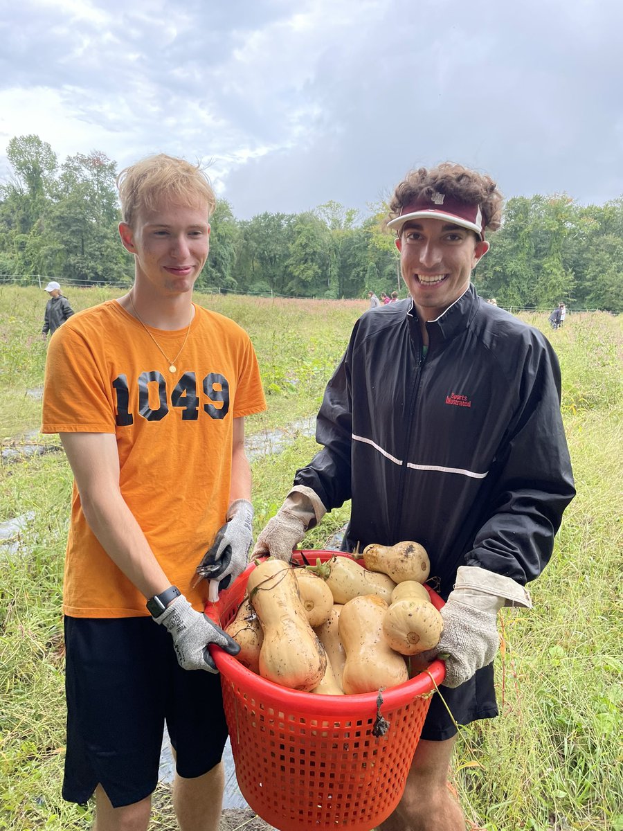 ShepHillNHS's tweet image. After a successful trip to Community Harvest in Grafton on Thursday morning, the NHS gathered 1578 pounds of vegetables worth a total of 6678 servings that will be donated to local shelters. We were very happy to help out, and can’t wait to come volunteer again soon!