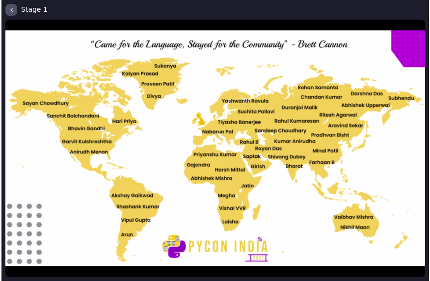 iamaravindsekar's tweet photo. Another year, another online conference with team @pyconindia 😎
Got some new friends and learnt some new stuff, had nice experience... Thank you folks :) 
Hope next time we could have a nice IRL (In Real Life) conference, probably in one of the party towns 🤠

#PyConIndia2021 https://t.co/P708x6Cxju