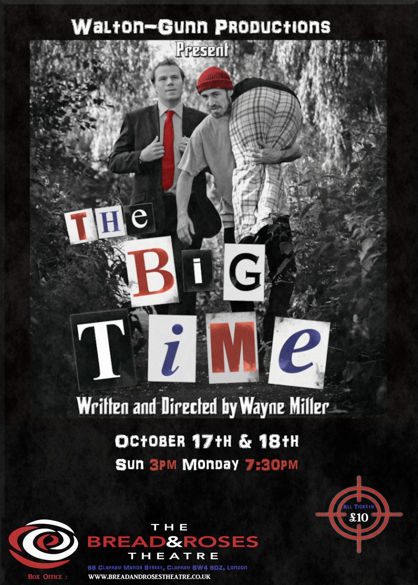Wayne Miller (@waynekmiller) on Twitter photo @theatrenetwork_ <a href="/thedramacoach/">The Drama Coach</a> <a href="/teamdonovan_/">❤️❤️ Teamdonovan ❤️❤️</a> <a href="/LVoicesEllena/">Little Voices Fylde</a> <a href="/vamphire_com/">vamphire.com</a> <a href="/uppingham_co/">Theatre and stuff</a> <a href="/DramaGroups/">Drama Groups</a> <a href="/johnchapman398/">John Chapman</a> My play <a href="/TheBigTimeUk/">The Big Time</a> plays at <a href="/attheexchange/">@theexchange</a> and <a href="/BreadandRosesTC/">The Bread & Roses Theatre</a> this October.
#theatre #newtheatre #newwriting #comedy #Touringtheatre #actors #Londontheatre #Londonactors #NorthEastActors #theatreproducers @theatrenetwork_ <a href="/thedramacoach/">The Drama Coach</a> <a href="/teamdonovan_/">❤️❤️ Teamdonovan ❤️❤️</a> <a href="/LVoicesEllena/">Little Voices Fylde</a> <a href="/vamphire_com/">vamphire.com</a> <a href="/uppingham_co/">Theatre and stuff</a> <a href="/DramaGroups/">Drama Groups</a> <a href="/johnchapman398/">John Chapman</a> My play <a href="/TheBigTimeUk/">The Big Time</a> plays at <a href="/attheexchange/">@theexchange</a> and <a href="/BreadandRosesTC/">The Bread & Roses Theatre</a> this October.
#theatre #newtheatre #newwriting #comedy #Touringtheatre #actors #Londontheatre #Londonactors #NorthEastActors #theatreproducers
