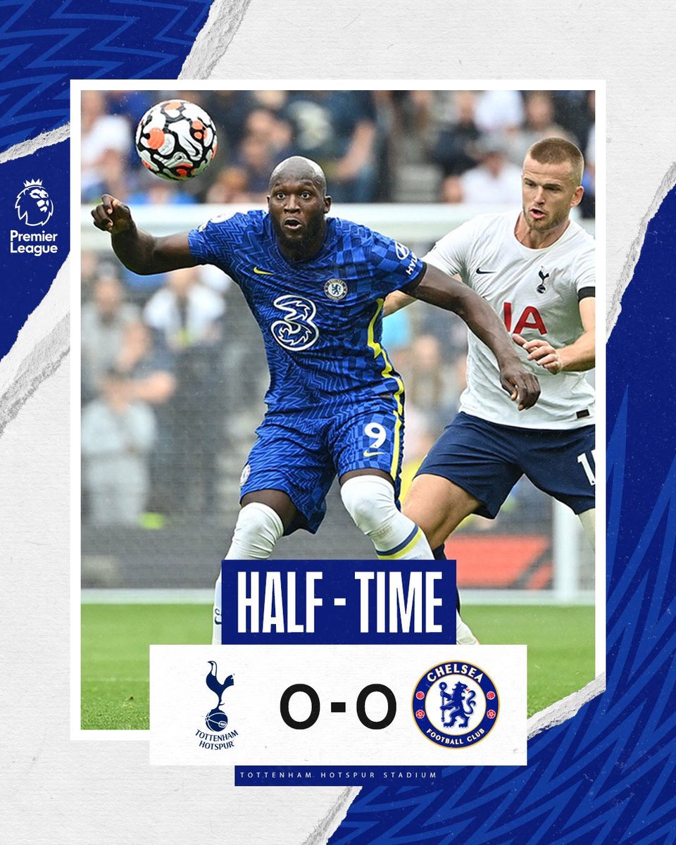 GoengNararaya12's tweet photo. Half Time
Tottenham 0-0 Chelsea

#CFC
#KTBFFH https://t.co/tzFru5Y5R4