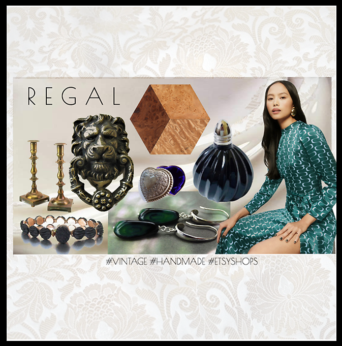 pj_at_sc's tweet photo. โR E G A L or ...majestic, grand, impressive, splendid, superb. Featuring the shops of @jewelryandthings2 @wulfgirl @EInderDesigns @AntiquingOnLine @jarmfarm @seasidecollectibles #giftideas #vintage #handmade #etsyshops #URSTYLEsetโ https://t.co/zETlBzErKg Curated by @pj_at_sc https://t.co/Ay1iknzrQ2