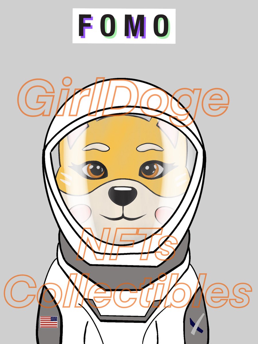 These GirlDoge new designs are looking fantastic! 😍 #FOMO 

<a href="/SpaceX/">SpaceX</a> <a href="/elonmusk/">Elon Musk</a> #Inspiration4 

#Nftarts #nfts #girldogenfts #thegirldogecoin #girldoge #dogearmy #nftcollectors #BabyDogeCoin #floki #FEGArmy #babydogearmy #shiba #shibaarmy #BSCGems #BinanceSmartChain #PancakeSwap