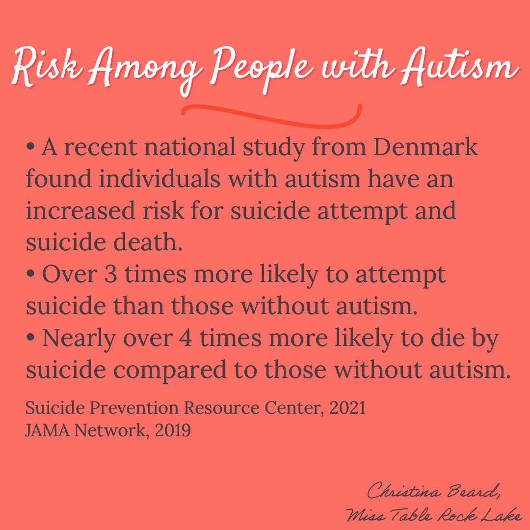 MissKCI2023's tweet image. #suicideprevention #SuicideAwarenessMonth #autismsuicideawarwness #autismsuicide  #misstablerocklake #TRL #missmissouri #missmo #missamerica #MAO #Roadto100 #autism #awareness #education #acceptance #advocacy #seetheablenotthelabel #autismawareness #autismfriendly #neurodiversity