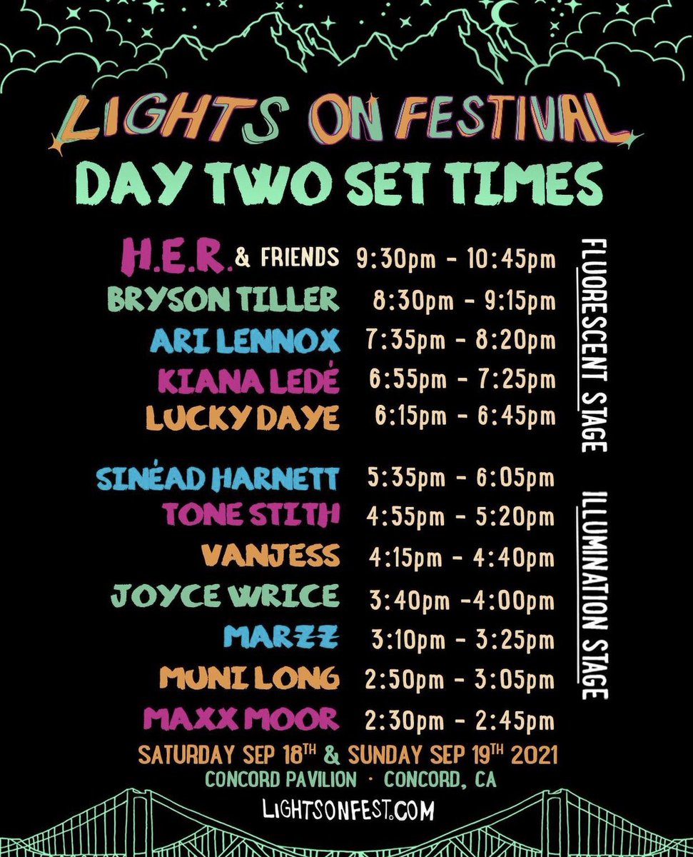 .@LightsOnFest DAY TWO!!!!