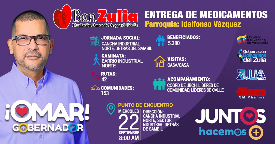 Atención Maracaibo!!!

Parroquia Idelfonso Vázquez

Entrega de Medicamentos
⏩Ver Cronograma