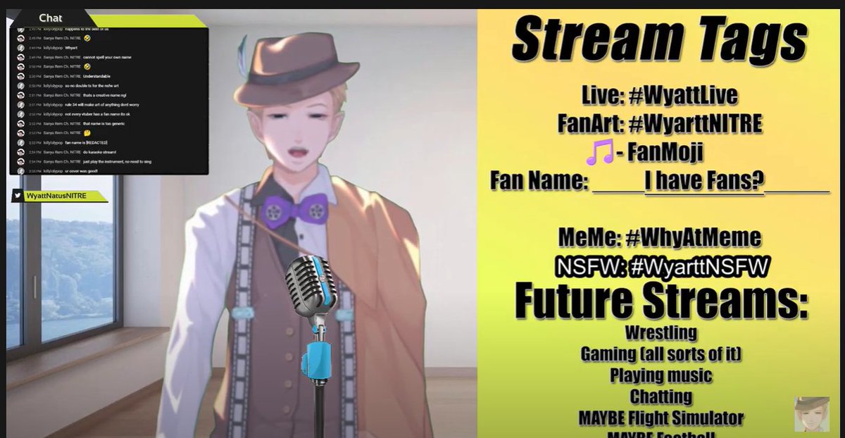 SanyaRemNITRE's tweet photo. 1 down and 5 more to go, I will try to watch all my @NITREOfficial gen mates debut stream. Congrats @WyattNatusNITRE on your debut stream!!! 🎉🎉🎉

#VTuber #VTuberEN #VtuberDebut #PrimordialOne https://t.co/FhyMaWEBcn