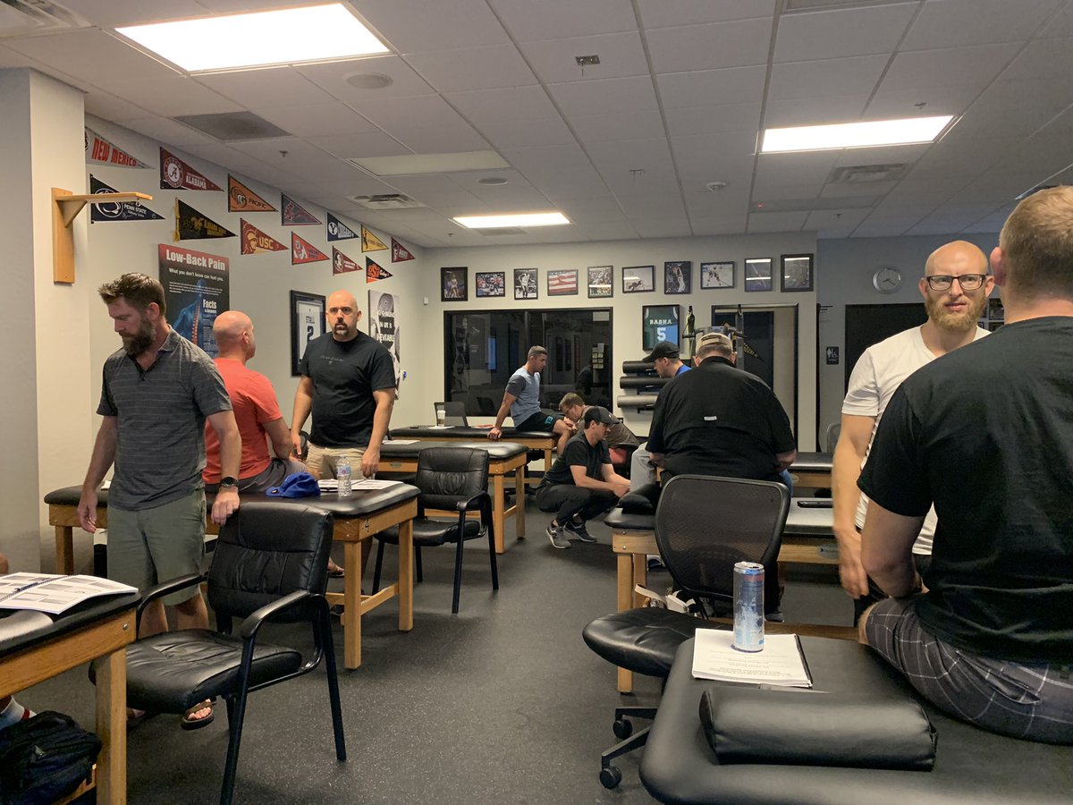 Day 3 of Differential Diagnosis 1 in Phoenix getting started with review of muscle and nerve anatomy and testing!