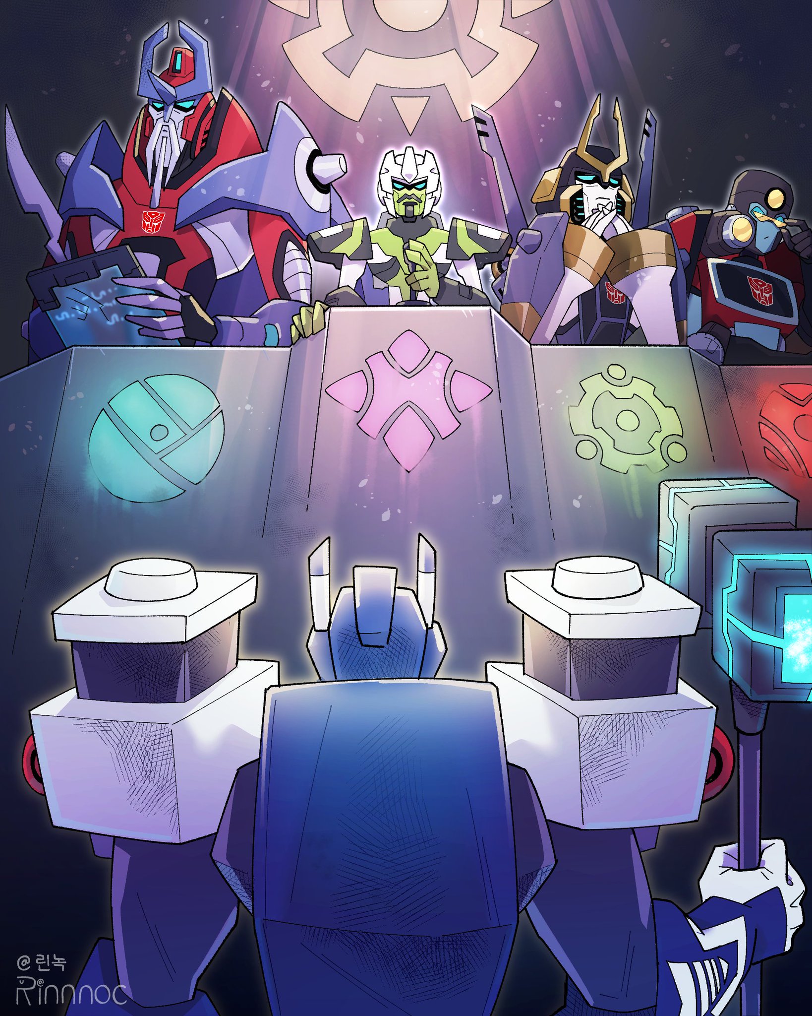 린녹비늘사슴 on Twitter "TFA Autobot High Council (Ultra Magnus, Minimus