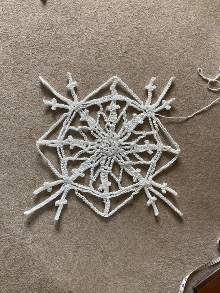 MuseumMakers's tweet photo. Our last lace status for a bit  about the Lace for now. But please keep a look out for what happens next with it.
Thank you all once again for all your hard work. #lacetrees #museummakers #wardownhousemuseumandgallery https://t.co/S75y0pJEkR