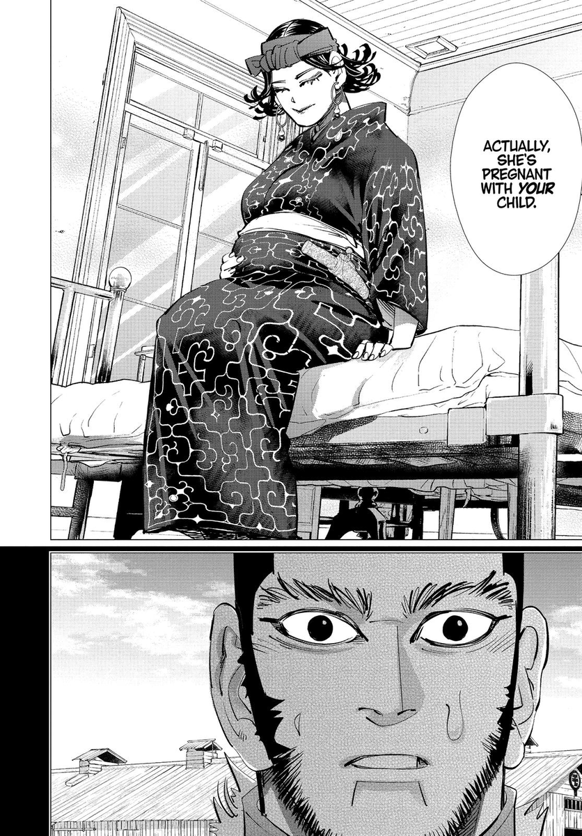 vincent5126's tweet photo. Tanigaki's scene
Tsurumi was not gonna threaten Inkarmat
Pregnant?
Oh he has to stay
Kikuta has a point
They are fighting to have a home
Escaping would insult the fallen's and their own sacrifices
But this is Tsurumi's manipulation too
Chapter 222: Tattooed Human Skins
#GKVincent https://t.co/vXZj8IpVeF
