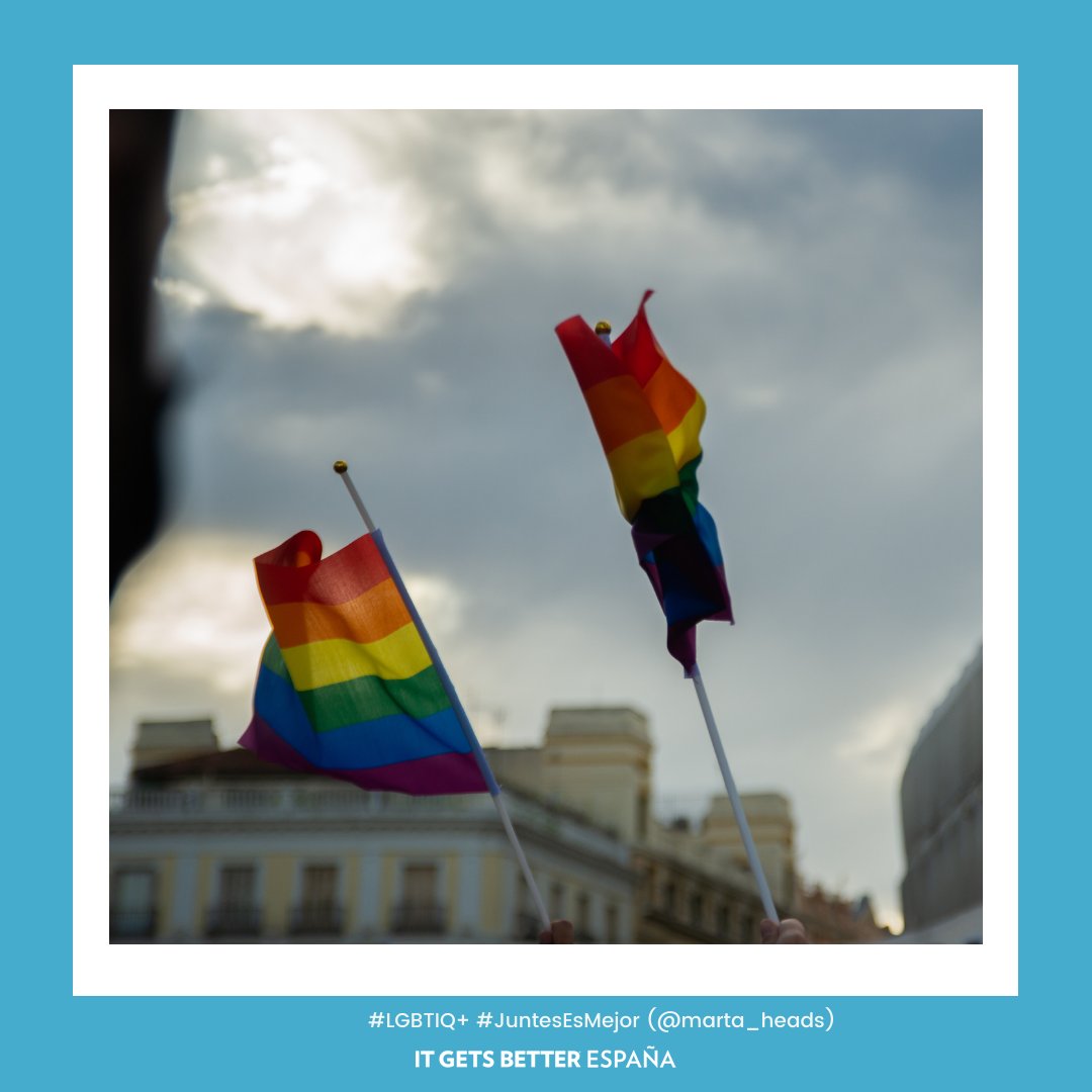 ItGetsBetter_es's tweet photo. ✊ Y que esta lucha es de todes, que #JuntesEsMejor🏳️‍🌈🏳️‍⚧️❤️

📸 Gracias @MartaHeads por recoger la historia como lo haces ❤️‍🔥 https://t.co/edPX19EyRQ