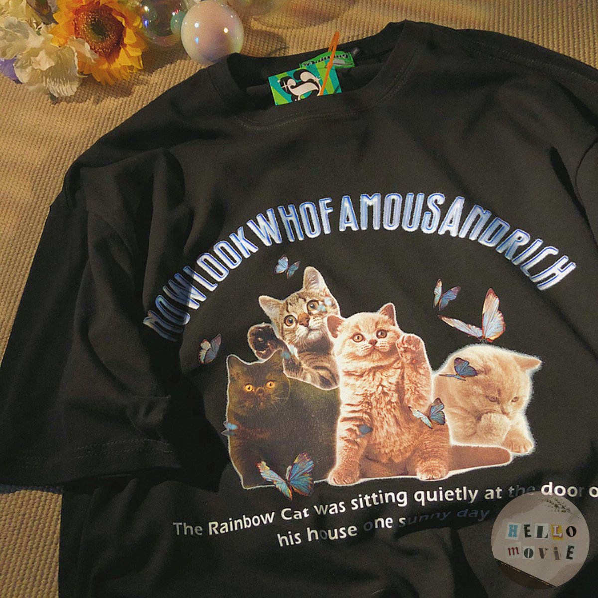 𓂂𓏸 🧺 [[    𝐏𝐑𝐄-𝐎𝐑𝐃𝐄𝐑   ]] 彡🪑 ◌

🐈เสื้อน้องแงวสี่ตัวพร้อมข้อความสกรีน
NOWLOOKWHOFAMOUSANORICH

   ꔣ Color   ;   สีขาว / สีดำ
   ꔣ Size      ;   M / L / XL
   ꔣ Price    ;   199.-  [ส่งฟรี]

🆓️ สร้อยผีเสื้อทุกออเดอร์🦋
⛔ ปิดพรีวันจันทร์ที่ 27 กันยายน 2564