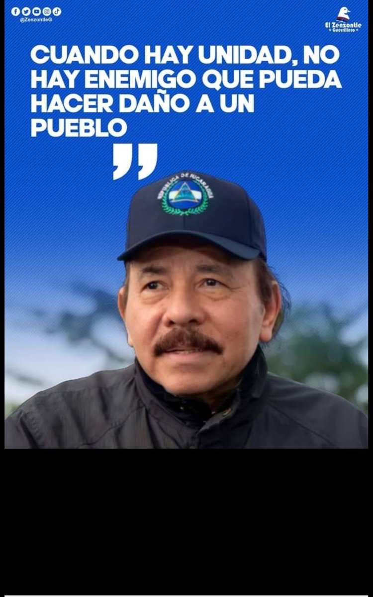 #Nicaragua soberanía  es sinónimo de poder y este en nuestro caso reside en el pueblo quien es el que determina lo que se hace o no se hace, esa facultad se la volveremos a depositar al comandante Daniel este 07 de noviembre. Para que continúe respresentando con dignidad.