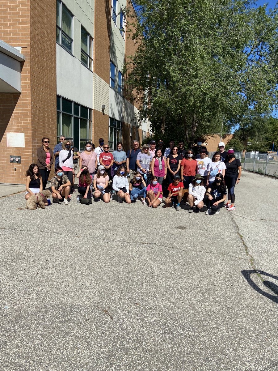 StGregoryCS's tweet photo. Beautiful day to support the Terry Fox walk and remember our beloved Martina. Thank you St. Gregory Community past and present. Martina will always be in our hearts. #stgregory #tcdsb https://t.co/pNApV6cWMc