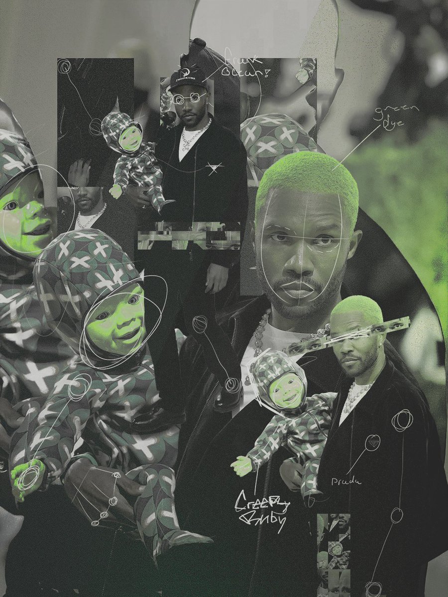 athn_s's tweet image. frank ocean and creepy baby