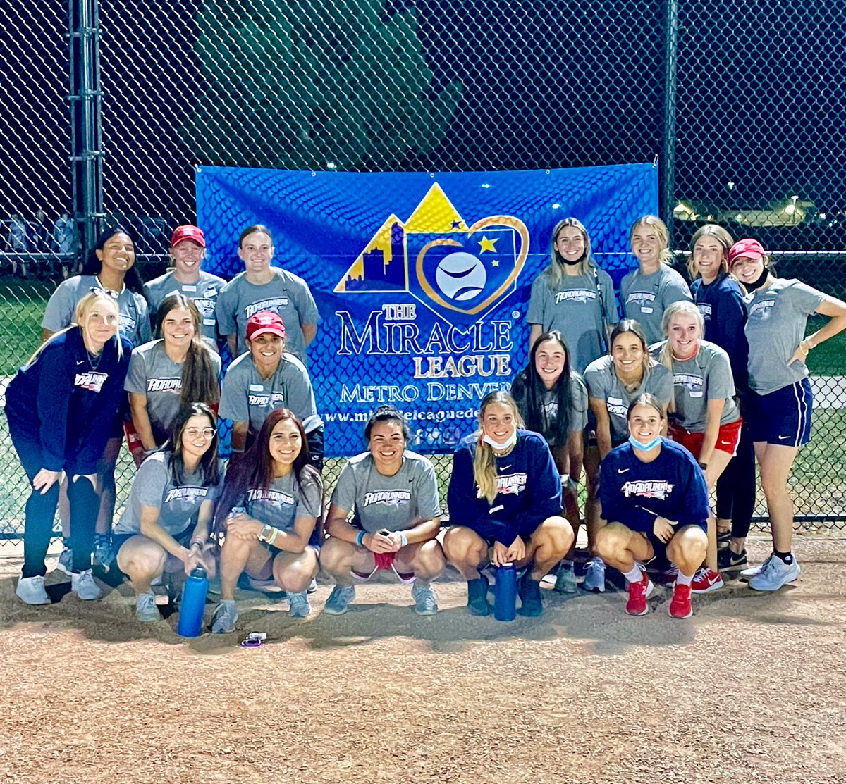 Msu Denver Softball We Loved Working With The Athletes Of Miracledenver Last Night Under The Lights Roadiessb22 Getrowdy