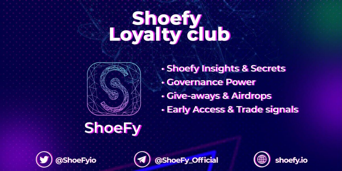 ShoeFyio's tweet image. 🚨Win!🚨 

Time for the real Beasts! #Shoefy just launched the Loyalty Club. Shoefy gives away 5 access VIP tickets! 

To win:

✔️Join Shoefy on discord👉discord.com/invite/vWrsyaw…
✔️Like &amp;amp; RT 
✔️Subscribe on shoefy.io newsletter. 

This promo runs from 20th till 25th