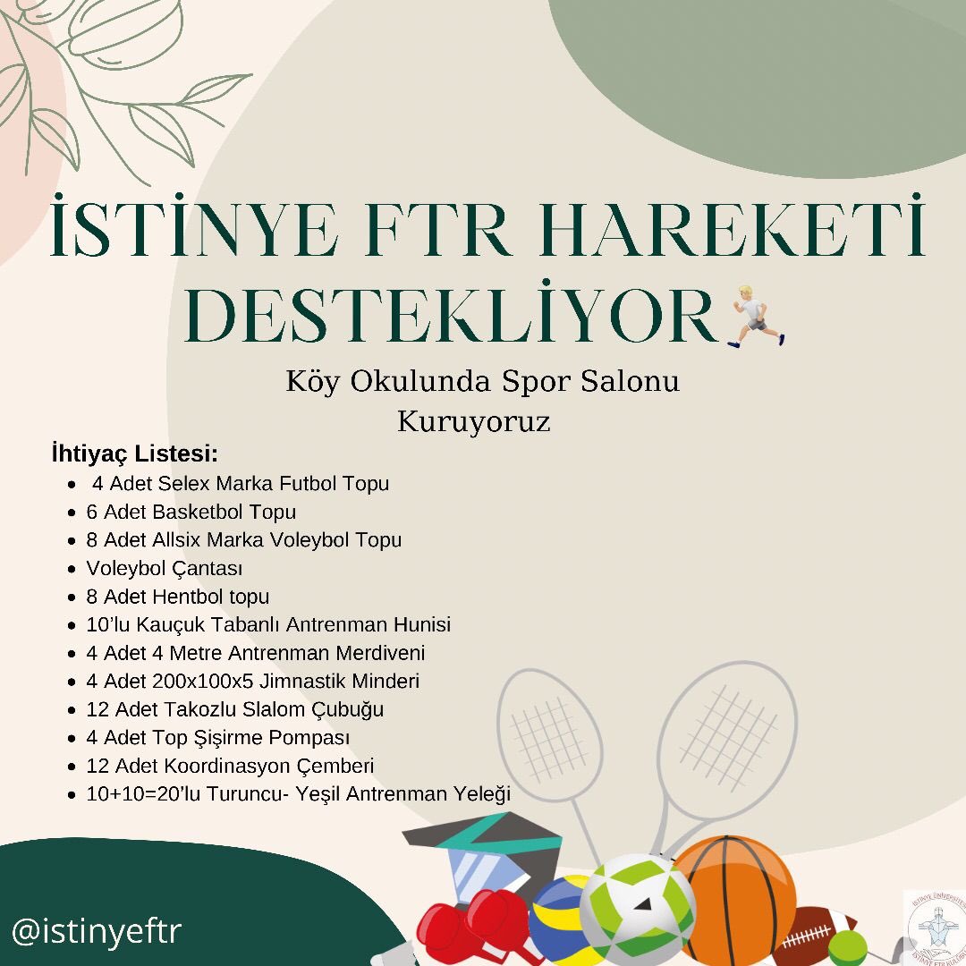 istinyeftr's tweet photo. Çok güzel bir projeyle karşınızdayız. Hakkari Çukurca’da bir lisenin spor odasını kuruyoruz🎉
Okulun spor salonu için malzeme desteği yapıyoruz. Sizleride köy okulu projemize destekte bulunmaya davet ediyoruz. https://t.co/rnHfaPZeeL