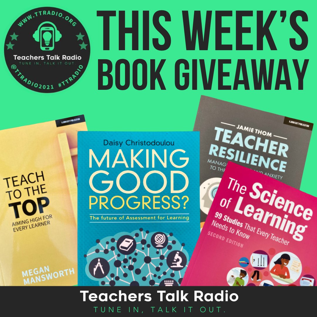 TTRadioOfficial's tweet image. It's time for our second #TTRadio book giveaway! 🔥

For a chance to win ALL FOUR of these books, all you have to do is RETWEET this tweet! ♻️

You have until Friday 24 September at 7pm!⏱️