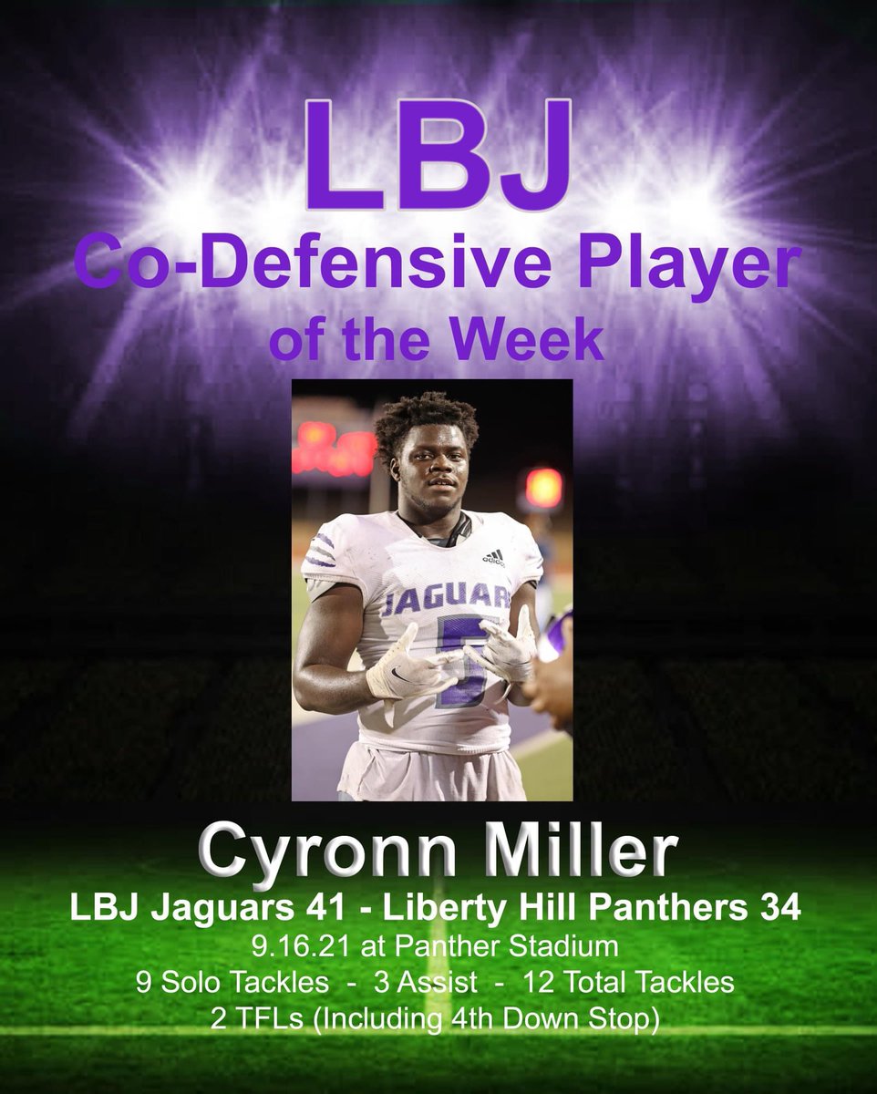 Big plays vs. Liberty Hill Panthers by <a href="/youngbullcyriee/">Cyronn</a>.  #UnfinishedBusiness <a href="/CoachOBrantley/">Omasha Brantley</a> @aasdanny <a href="/Rickyprep/">Rick Cantu</a>  <a href="/FlxAtx/">FLX ATX</a> @Coach_NSanchez