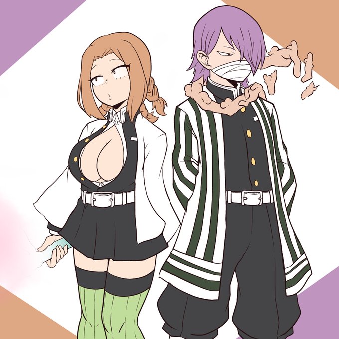 パロ絵落書き コスプレした肉倉パイセンとケミィ 