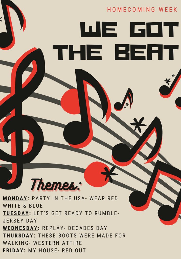 VANREDMAFIA's tweet photo. 🚨❕This weeks homecoming theme starting tomorrow❕🚨 https://t.co/pr0Ne1WFV6