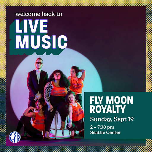 WWConverge's tweet photo. #WelcomeBackSeattle - Live music at the @seattlecenter today starting at 2pm with performances by @SangoBeats @masseone39 and @FlyMoonRoyalty - Totally free if you are masked up and vaxxed out. https://t.co/ojXX4cbBDx