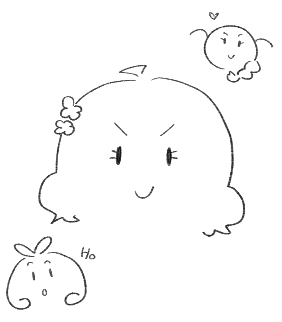 少ない線で描くやつ 