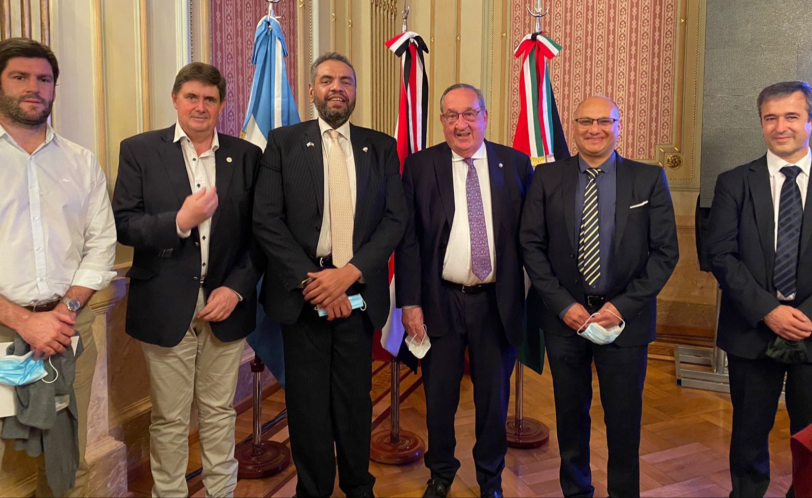 Miguel Angel Gargaglione on X: "Con la Lic. Cecilia Chipulina asistimos a la recepción de los Sres. Embajadores de Egipto, Amin Mourad Meleika y, de Kuwait, Abdullah Alyahya por parte del Intendente
