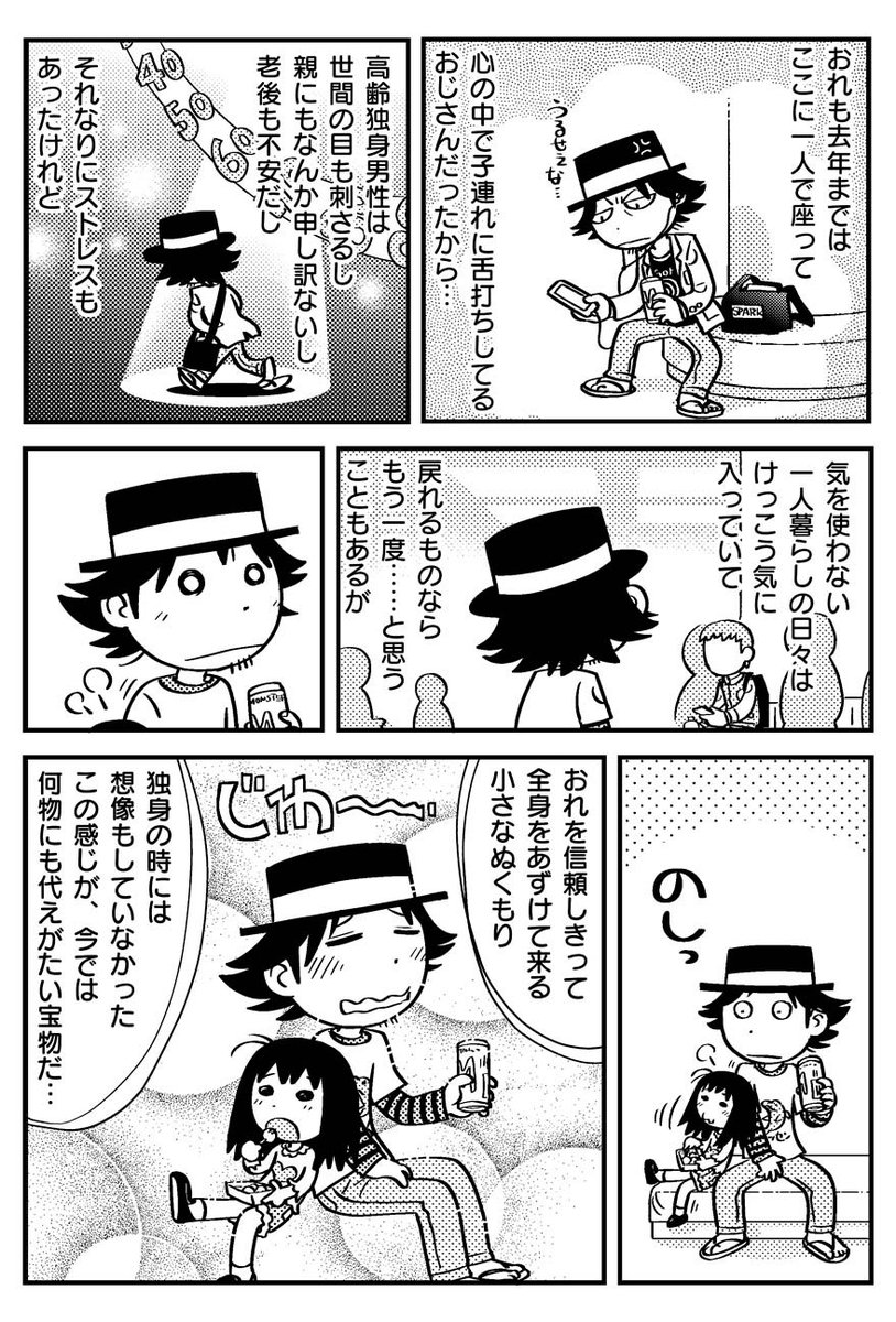 55歳の独身漫画家に8歳の娘ができた話「父子家庭はじめました」 #エアコミティア と言っても新しい本を出す時間もないので、noteで連載中のまんがでも貼っておきましょう #エアコミティア137 