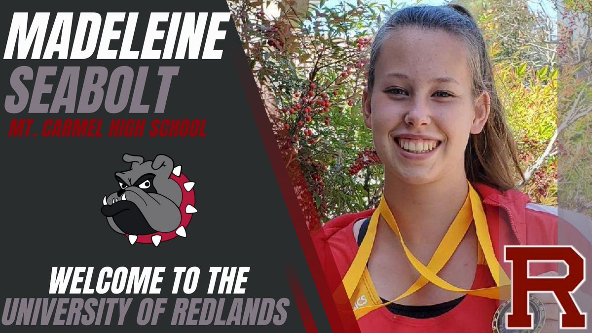 Madeleine Seabolt (@maddieseabolt) on Twitter photo Thank you <a href="/CoachAClarey/">Andrew Clarey</a> for meeting with me and giving me a tour of <a href="/UofRedlands/">University of Redlands</a> . I look forward to coming back again soon. <a href="/GoRedlands/">Bulldog Athletics</a> @BulldogXCTF <a href="/nationalthrows/">National Throws</a> <a href="/THROWSCOACHES/">NationalThrowCoaches</a> <a href="/NCAADIII/">NCAA Division III</a> <a href="/NCAATrackField/">NCAA Track & Field</a> <a href="/MelonNational/">National Watermelon Association</a> <a href="/AVCAVolleyball/">AVCA</a> <a href="/usatf/">USATF</a> <a href="/theSCIAC/">theSCIAC</a> Thank you <a href="/CoachAClarey/">Andrew Clarey</a> for meeting with me and giving me a tour of <a href="/UofRedlands/">University of Redlands</a> . I look forward to coming back again soon. <a href="/GoRedlands/">Bulldog Athletics</a> @BulldogXCTF <a href="/nationalthrows/">National Throws</a> <a href="/THROWSCOACHES/">NationalThrowCoaches</a> <a href="/NCAADIII/">NCAA Division III</a> <a href="/NCAATrackField/">NCAA Track & Field</a> <a href="/MelonNational/">National Watermelon Association</a> <a href="/AVCAVolleyball/">AVCA</a> <a href="/usatf/">USATF</a> <a href="/theSCIAC/">theSCIAC</a>