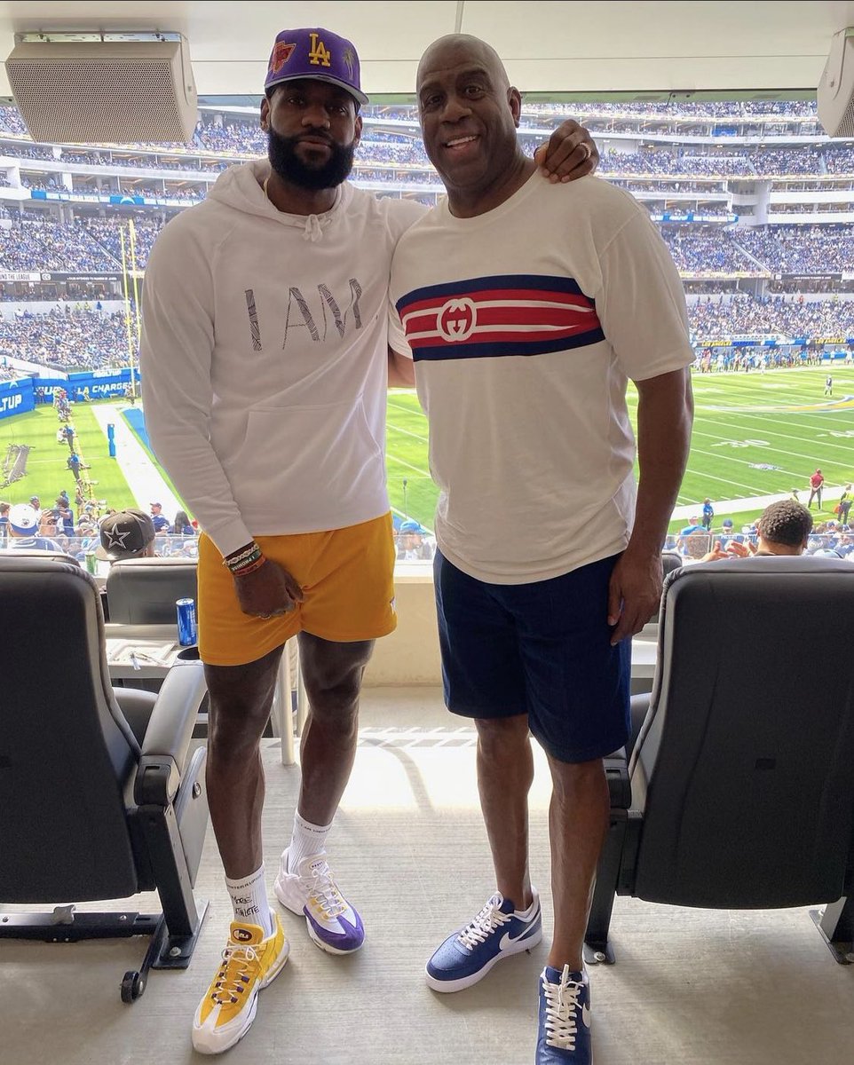 lebron james magic johnson