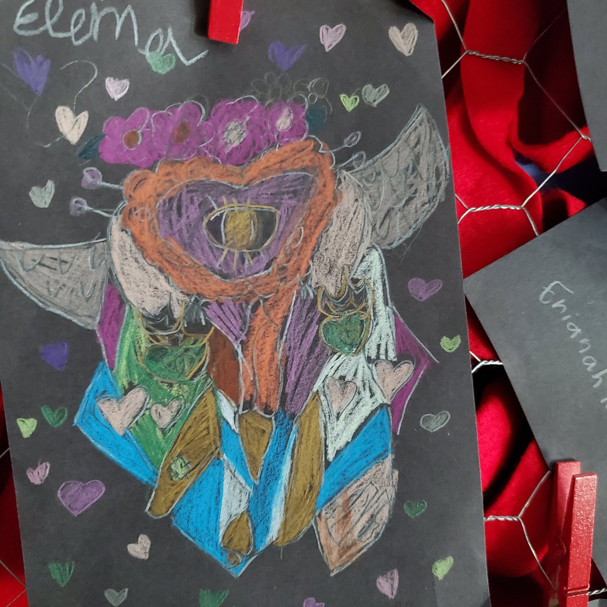 Ms. Kay and the Roadies working "milagros" and alebrijes in the Govalle Art Studio. Check out these designs by 2nd and 4th grades <a href="/AISDMultilingue/">AISD Multilingual Ed</a> <a href="/AISDArts/">AISDArts</a>