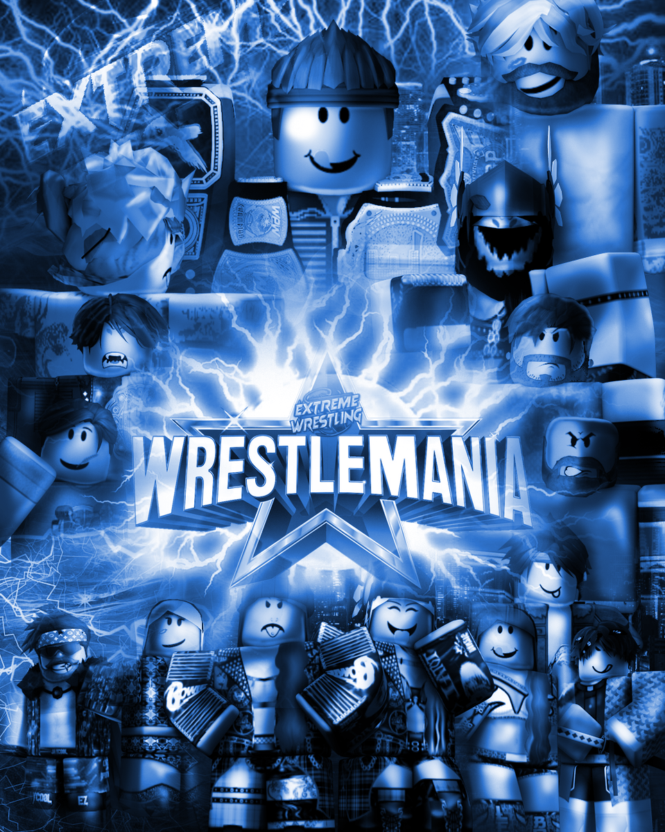 ExtremeGMT's tweet photo. Wrestlemania V:

The OFFICIAL poster for the 5th ANNUAL WrestleMania is officially REVEALED!

Date: 16th October

We hope this poster embodies the meaning of next-generational GMT Wrestling!

[@ChrisApoth,@Wide7Elite,@RansomCena, @6metaIbarbie,@z_nighty,@jayco0l,@barbiethrillz] https://t.co/Dx5T8SjxUT