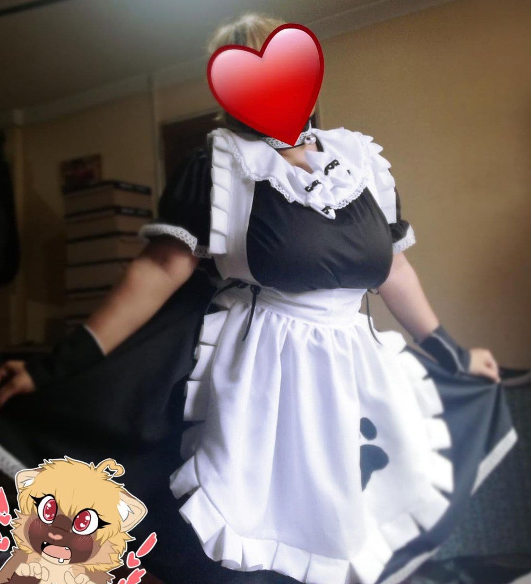 Succubus_Diva's tweet photo. LOOKKKK πππ FINALLY I HAVE A DRESS MAID! πΎ
Soon I will upload more beautiful photos with the dress on and my fursuit βΊοΈ
#dress #maid #dressmaid #furry #anthrofurry #fursuiter #photo #girl #chubby #hugeboobs #cute #soon https://t.co/wyKAEPTOID