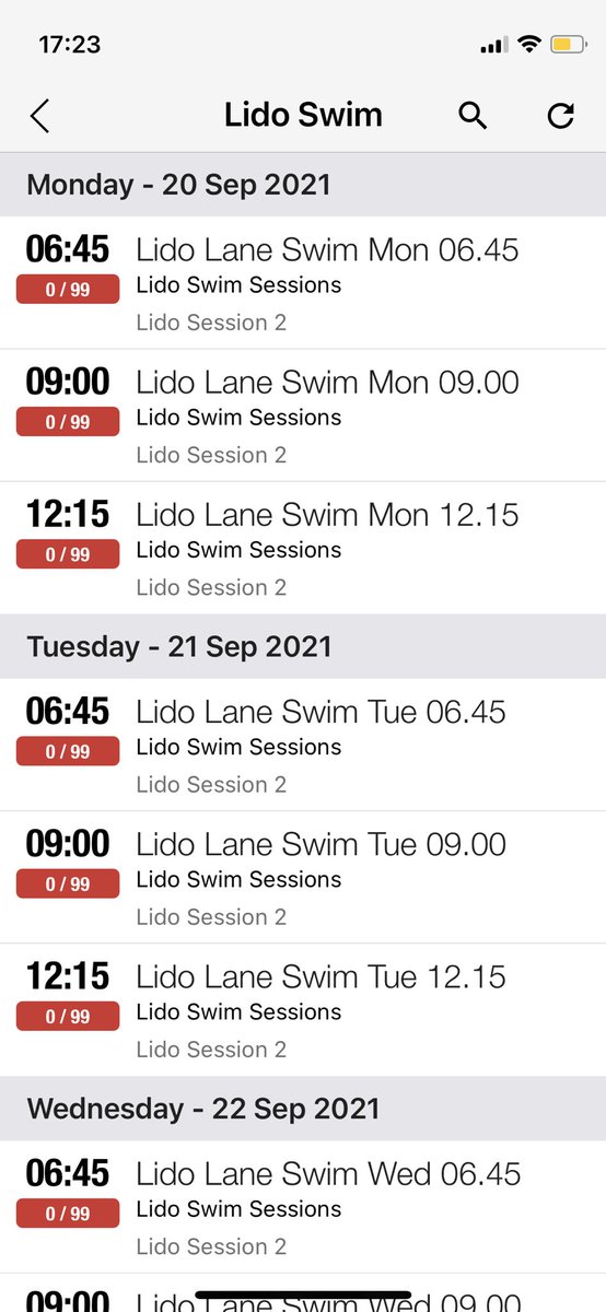 Bleak outlook for swimming in the Lido this week <a href="/Fusion_LS/">Fusion Lifestyle</a> please sort it out.. pay the lifeguards a decent wage, stop the idiotic booking system and let the community use it’s beloved lido (Including children!!!)