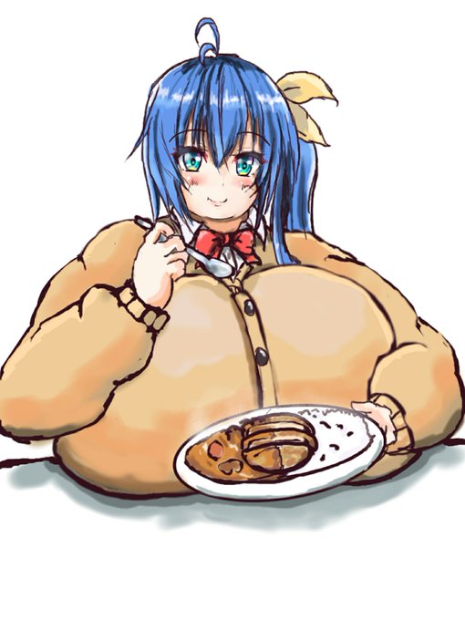 カツカレーを食べるおデブ杏奈ちゃん https://t.co/hh1IblqCYZ 